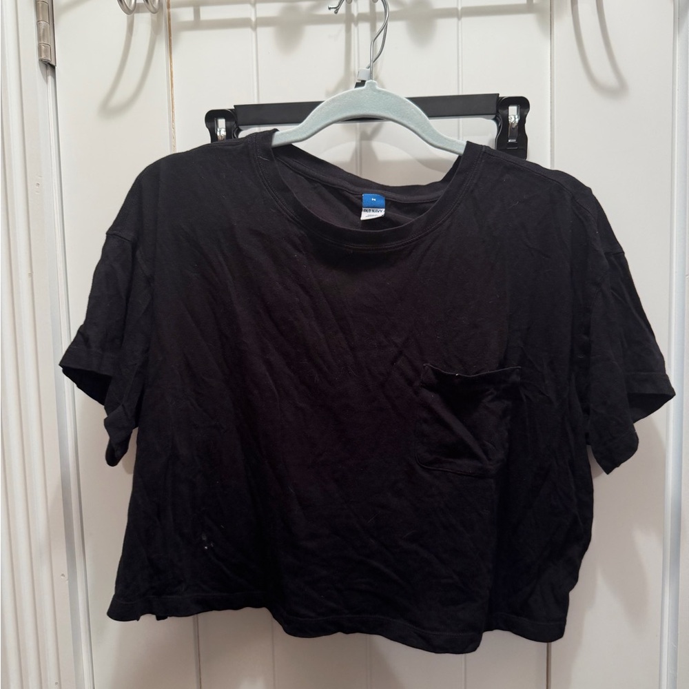 Old Navy Black Women's Crop Top